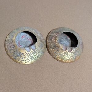 Vintage Brass Incense Holders